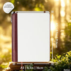 SETTINI® Vegan Leather Journal Gift Set with Pen 192 Pages, Modern White - Image 3