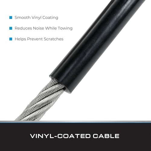 Tie Down 59541 Black 5000 lb Class 3 Safety Cable - Pair - Image 7