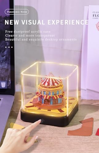 3D Calendar 2027,3D Desk Calendar 2027,Time Piece Calendar 2027,3D Art Calendars Memo Pad 2027,Circus Desktop Decoration,Birthday Gift,New Year Gift (Circus) - Image 5