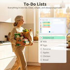 Digital Calendar, 15.6" HD Touchscreen Family Calendar Organizer, Smart Family Planner with Chore Chart, Meal Planner, To-Do List & Digital Photo Frame, White - Image 6