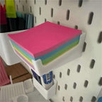 Sticky Note Dispenser Pegboard Mount Sticky Note Holder - Image 5