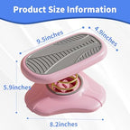 Foot Rest Under Desk ，Ergonomic Foot Stool Under Office Desk - Rocking for Fidgeters，Effectively Relaxes The Leg Muscles，Detachable and Easy to Assemble，2 Pieces Pink - Image 3