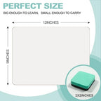 30 Pack Small White Boards, 9"x12" Double Sided Personal Dry Erase Boards Portable Handheld Whiteboards for Kids, Students, Teacher School, Include 30 Markers, 30 Erasers, 30 Pen Clips - Image 3
