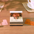3D Calendar 2027, 3D Memo Pad Art Sticky Notes, Time Piece Calendar 2027, Creative Weekly Notepad with Light, Paper Carving Art Desktop Gift for Christmas Birthday Anniversaries (Mr. Mouse 2027) - Image 3