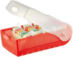 HAN 1x flashcard Box Croco Translucent red DIN A7 900 Cards Labeling by Unknown