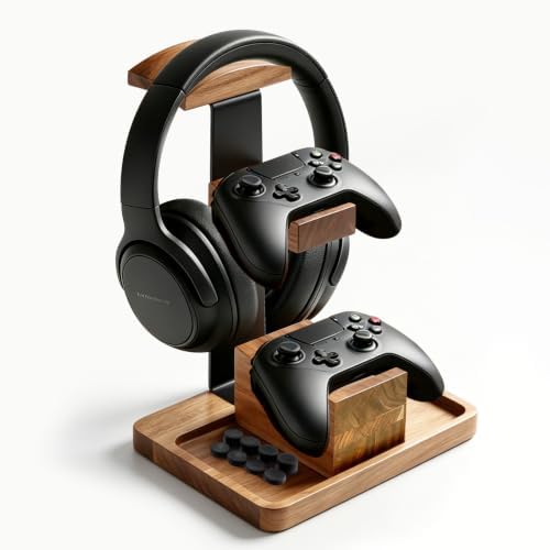 MINCORD Gaming Headset Stand with Controller Holder by MINCORD
