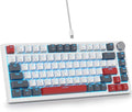 Guffercty kred 75% Percent Mechanical Keyboard with Knob, Gasket Mouted Wired TKL Gaming Keyboard 75 Percent Hot Swappable Programmable for Windows Laptop PC Gamer（82 Grey） by GK61SK61MechanicalKeyboard