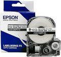 LABELWORKS Epson 210STBWPX-90 Shrink Tube - Black on White - 10mm, AWG 4-12 by EpsonLABELWORKS