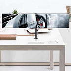 Suptek Triple LED LCD Monitor Desk Mount Heavy Duty Fully Adjustable Stand for 3 / Three Screens up to 27 inch (MD6463) - Image 2