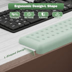Leolee L-Shaped Desk Long Wrist Rest Elbow 60CM, Pale Green Arm Rest Desk - Image 2