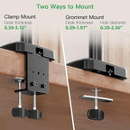 MOUNT PRO Single Long Monitor Arm, 13 to 32 inch Computer Monitor Desk Mount, Extra Long Adjustable Screen Stand, Tall Display Mount with Tilt, Swivel, Rotation, Hold up to 19.8lbs, VESA 75/100mm - Image 6