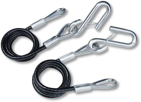 Tie Down 59541 Black 5000 lb Class 3 Safety Cable - Pair by TieDown