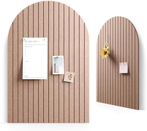Large Arched Felt Bulletin Board 35.4''×23.6'', Boho by FLUXYNARA