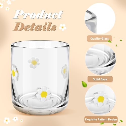 SiliFine 2 PCS Flower Icon Juice Glasses - Image 3