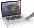 ABOOFAN Clear Acrylic Keyboard Dust Cover, Anti-Cat Waterproof Protective Case for Laptop & Mechanical Keyboards 15.74x10.43 Inch by ABOOFAN