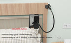 MAGIPEA Gooseneck Tablet Holder for Bed, Reinforced Flexible Arm Tablet Stand with 360° Rotation, Hands-Free Clamp Mount for 4.7–13" iPad, Kindle, Galaxy Tab, Switch - Image 7