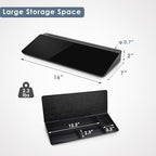 SHANTRA 16'' x 7'' Desktop Whiteboard, Desk Dry Erase Board with Organizer, Computer Pad & Keyboard Stand, Small whiteboard for Home, School, Office, Desk Accessories & Workspace Organizers （Black） - Image 5