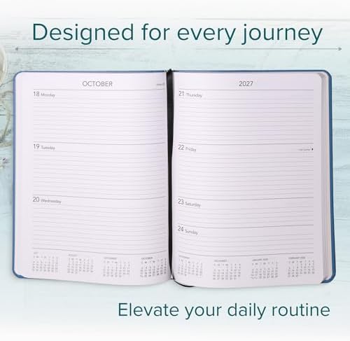 Harbor Large Weekly Monthly Planner 2026-2027 Cambridge Burnt Orange - Image 5