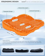 Breathable Honeycomb Gel Seat Cushion, Pressure Relief Cushion Long Sitting - Image 3
