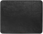 Full-Grain Leather Mouse Pad - Genuine Leather Mouse Mat with Non-Slip Backing, 3mm Thick, Smooth Mouse Glide, Desk Accessory for Office, Work & Gaming (Black, Large 11.8 x 9.8 in) by DAREhue