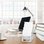 Acrylic Brochure Holder 2 Pcs 4 Tier Clear Literature Stand - Image 5