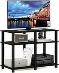 Furinno Romain Turn-N-Tube Stand for TV up to 40 Inch, 40-Inch, Espresso/Black by Furinno-FitsYourSpaceFitsYourBudget