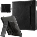 E NET-CASE Case for Kindle Scribe 10.2 inch(2024/2022 Release),Premium PU Leather with Card Slot and Pen Holder adn and Auto Sleep/Wake,Shoulder Strap Cover for 10.2" Kindle (Black) by ENET-CASE