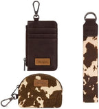 Wrangler Keychain Wristlet Wallets for Women Western Dual Pouch Wristlet Credit Card Holder Wallet - Image 3