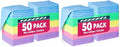 TEAWOO Microfiber Cleaning Cloths-100 Pack, Microfiber Towels Bulk, Towels for Cars & Home, Cleaning Rags 5 Colors Assorted (12x12 inches) by TEAWOO