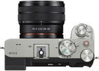 Sony a7C II Mirrorless Camera with 28-60mm Lens | Silver Bundle with 64GB Memory Card + Battery and Charger + Screen Protectors + Cleaning Cloth (7 Items) - Image 4
