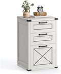 VASAGLE File Cabinet with 3 Drawers, Printer Stand, Fit A4 Letter Size by VASAGLEbySONGMICSHOME