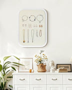 Arched Linen Bulletin Board,Large Pin Board for Walls,17.7"x23.6",White - Image 4