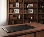 Dacasso Black 30" x 18" Desk Pad/Desk Mat/Desk Protector, Bonded Leather, 30.00 x 18.00 x 0.50 (PR-1403) - Image 2