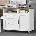 RALGEND Lateral File Cabinet 2 Drawers, Filing Cabinets for Home Office by RALGEND