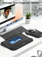 Ergonomic Wrist Rest with Keyboard Stand and Mouse Pad for Easy Typing - Image 4