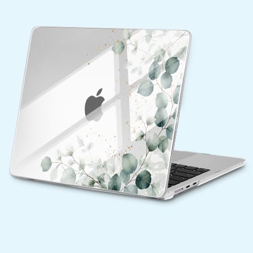 Case for MacBook Air 13 inch Case 2026, Greenery Leaves - Image 5