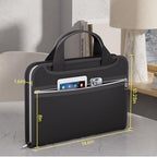 Tamfile Accordion File Organizer, Fireproof Expanding File Folder, Black - Image 6
