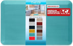 ComfiLife Anti Fatigue Floor Mat – 3/4 Inch Thick Perfect Kitchen Mat, Standing Desk Mat – Comfort at Home, Office, Garage – Durable – Stain Resistant – Non-Slip Bottom (20" x 32", Teal) by ComfiLife