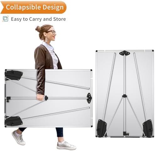 VIZ-PRO Whiteboard Easel, 36 x 24 Inches, Portable Tripod Dry Erase Board - Image 4
