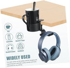 Adjustable Metal Headphone Hanger with Desk Clamp and Cup Holder - Image 3