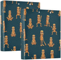 ALAZA Brainrot Tung Tung Tung Sahur (9) 3 Ring Binder 1.5 Inch Three Ring Office Binders w/clipboard & 3 Pockets, Hold 200 Sheets, 1 pc by ALAZA