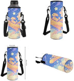 Unisex School Backpack 4Pcs, Cartoon Travel Daypack & Pencil Case & Lunch Bags & Cup Sleeve Lightweight Portable for Kids Teen Star Dog Print - Image 2