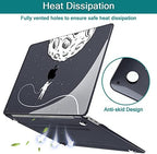Teryeefi for MacBook Air M2 Case 2022 Release A2681, 3D Printing Laptop Hard Shell Cases with Keyboard Cover & USB 3.0 Adapter & Screen Protector for 2022 MacBook Air 13", Space Astronaut - Image 5