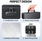 BALEINE Fireproof Document Box with Lock, Waterproof Fire Safe File Bag - Image 5