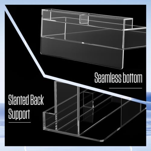 Marspark 6 Pcs Acrylic Brochure Holders with Business Card Holder - Image 4