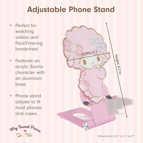 Sonix x Sanrio Character Phone Stand | Adjustable Cell Phone Holder, Desk Stand, Dock | My Sweet Piano - Image 5