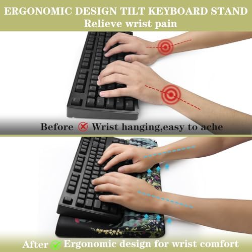 Ergonomic Keyboard Stand with Wrist Rest, Computer Wrist Support Pad - Image 3