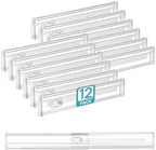 Vtopmart 2.36" Short Upgrade Drawer Dividers 12.8"-22.3" Expandable 12 Pack by Vtopmart