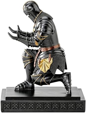 Medieval Warrior Knight Pen Holder Fun Desk Accessories Paperweight Iron - Image 3