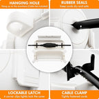 [5 Piece] RESTMO Outdoor Electrical Box Set（1 x Extra Large + 4 x Small） - Image 4